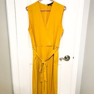 Yellow Silky Romper